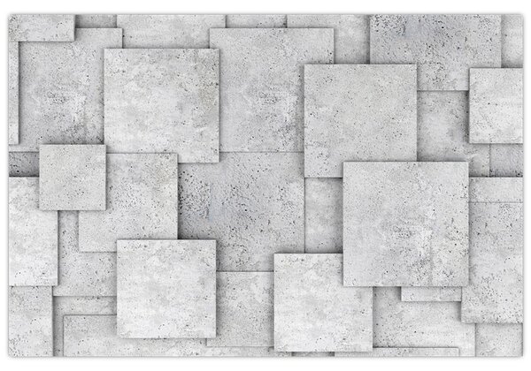 Kép - Betoncsempék absztrakciója (90x60 cm)