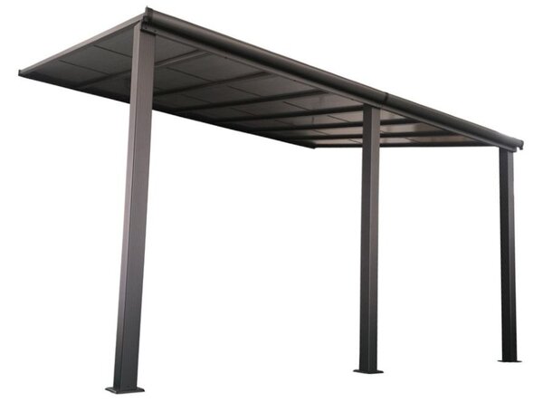 Alumínium terasz előtető 3 x 4 m Denver Garden Point antracit