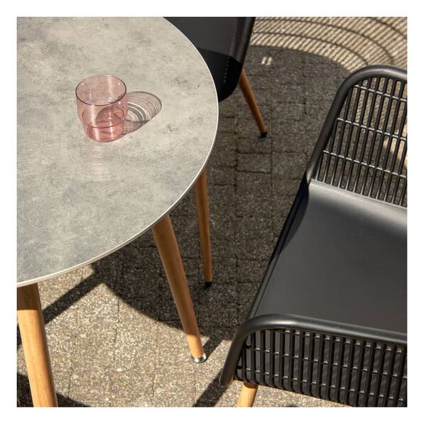 Patio Igor kerti bútor garnitúra fekete