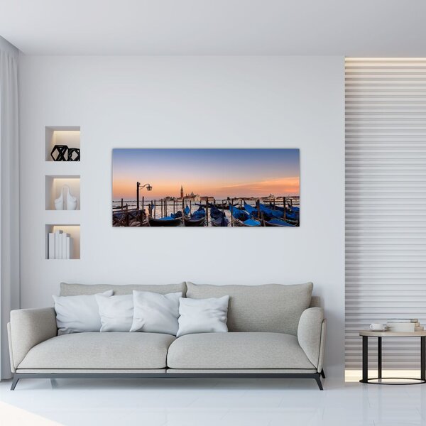 Kép - olasz gondolák (120x50 cm)