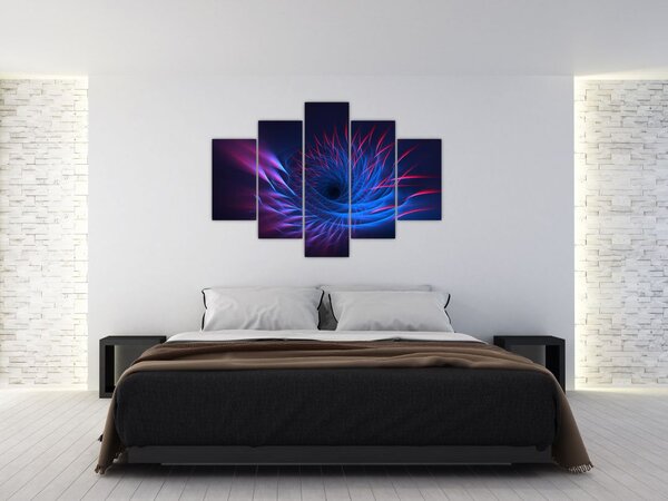 Kép - virág absztrakció (150x105 cm)
