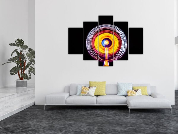 Fények a körben képe (150x105 cm)