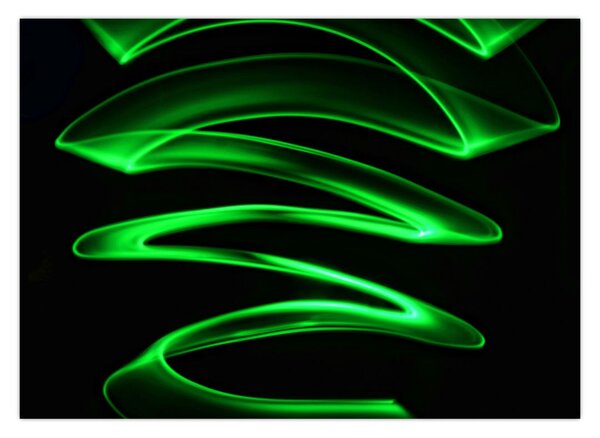 Kép - neonhullámok (70x50 cm)