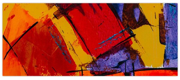 Absztrakciós kép (120x50 cm)