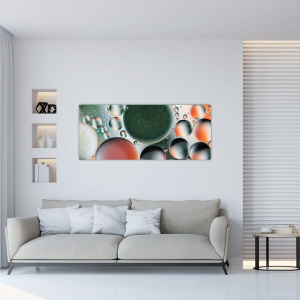 Absztrakt kép - buborékok (120x50 cm)