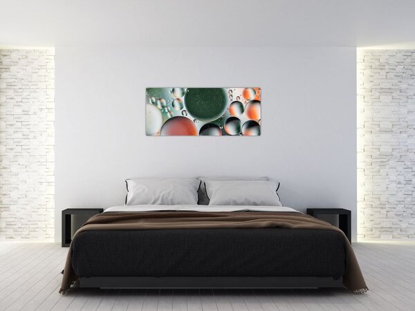 Absztrakt kép - buborékok (120x50 cm)