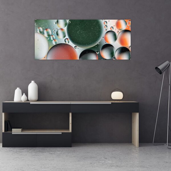 Absztrakt kép - buborékok (120x50 cm)