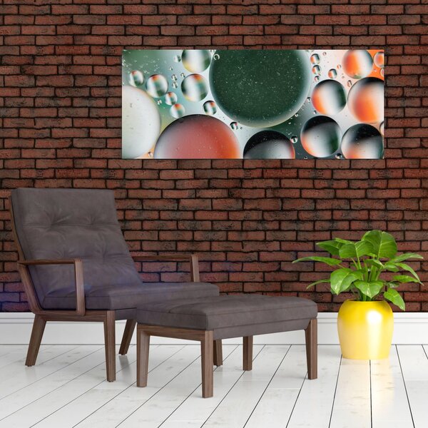 Absztrakt kép - buborékok (120x50 cm)