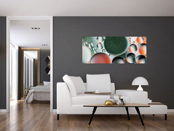 Absztrakt kép - buborékok (120x50 cm)