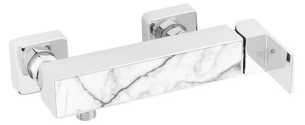 Zuhany csaptelep SIKO Elements zuhanyszett nélkül 150 mm fehér márvány dekor SIKOBSEL268DMB