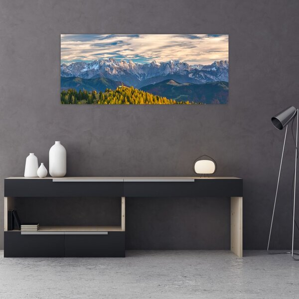 Kép - hegyi panoráma (120x50 cm)