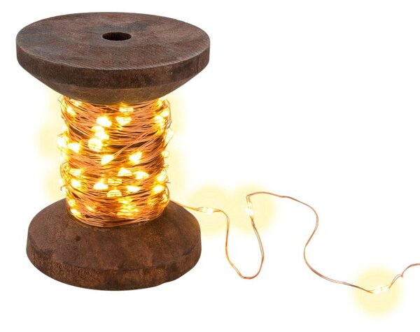 Goobay 60341 Yarn Bobbin Beltéri LED fényfüzér 10m - Meleg fehér