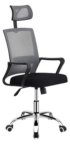 Irodai szék Dekan (világosszürke + fekete). 1065310