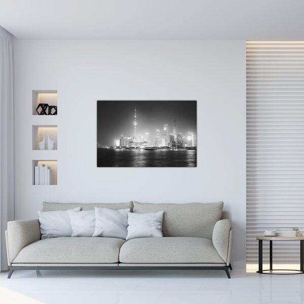 Modern felhőkarcolók képe (90x60 cm)