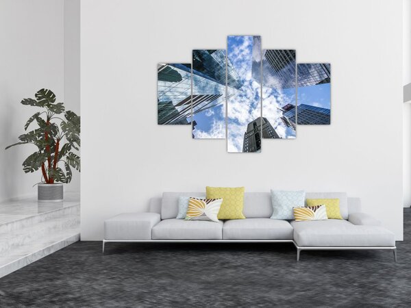 Felhőkarcolók képe (150x105 cm)