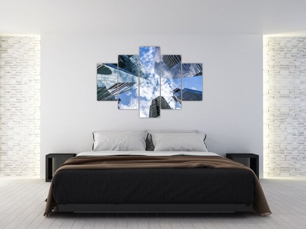 Felhőkarcolók képe (150x105 cm)