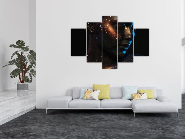Csillogó nő képe (150x105 cm)