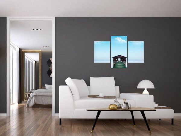 Kép a házról a tengeren (90x60 cm)