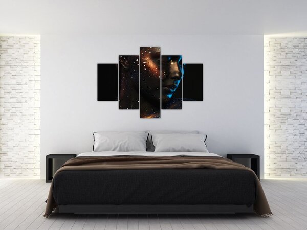 Csillogó nő képe (150x105 cm)