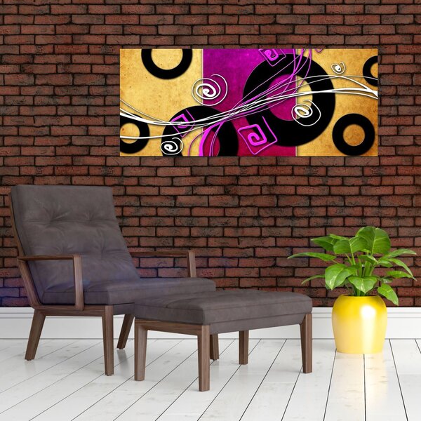 Az absztrakció képe (120x50 cm)