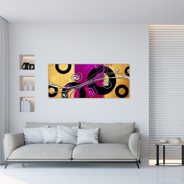 Az absztrakció képe (120x50 cm)