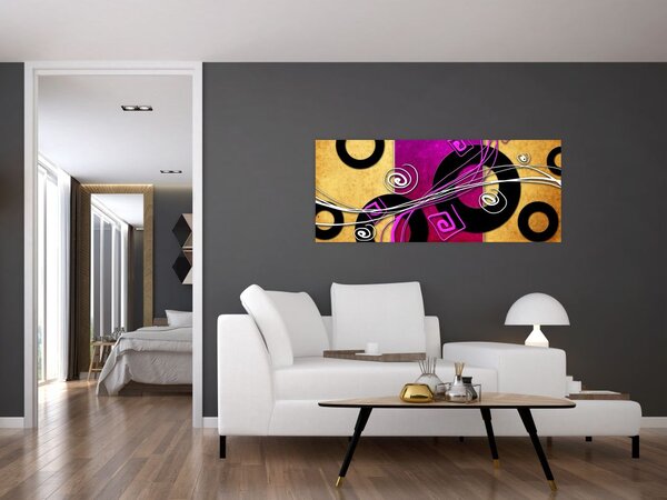 Az absztrakció képe (120x50 cm)