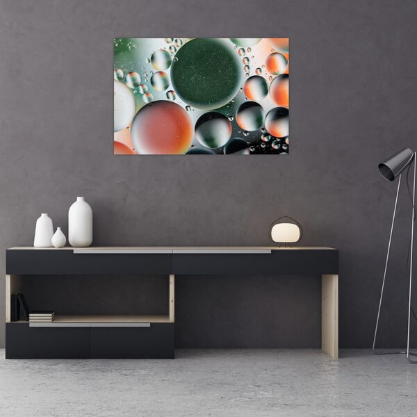Absztrakt kép - buborékok (90x60 cm)