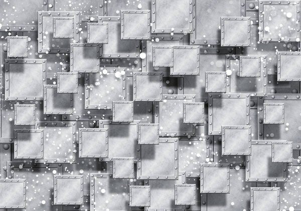 Fotótapéta - Szürke absztrakció (152,5x104 cm)