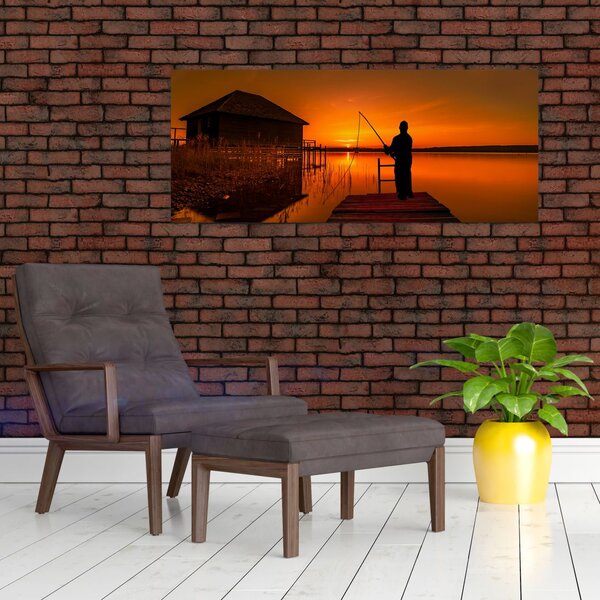 Halász képe (120x50 cm)