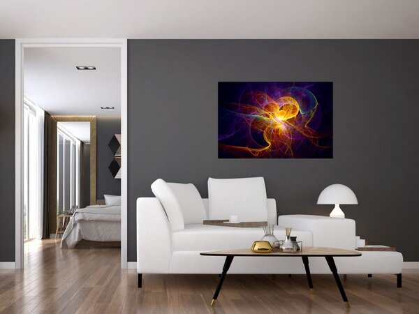 Absztrakt kép (90x60 cm)