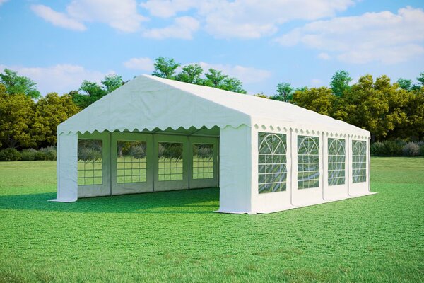 Party sátor 6x8 m STANDARD - tűzálló szín kék-fehér
