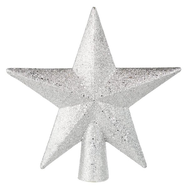X-MAS csúcsdísz arany ezüst 20 cm