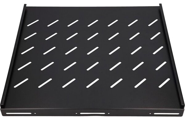 Extralink FIXED SHELF FOR 800MM DEPTH CABINET,19\" 500MMX1U, BLACK Rack polc
