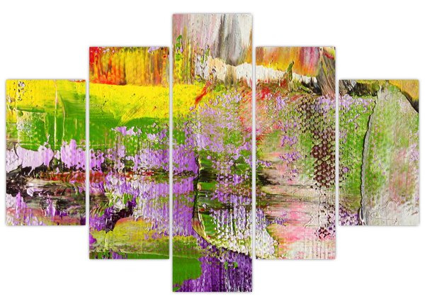 Absztrakció kép - festmény (150x105 cm)