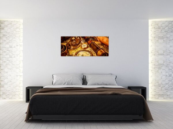 Kép - Tengerészek történelmi segédeszközei (120x50 cm)