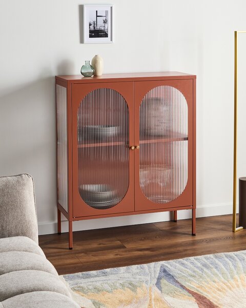 Vitrin SARRE Fém 90 cm Aranybarna