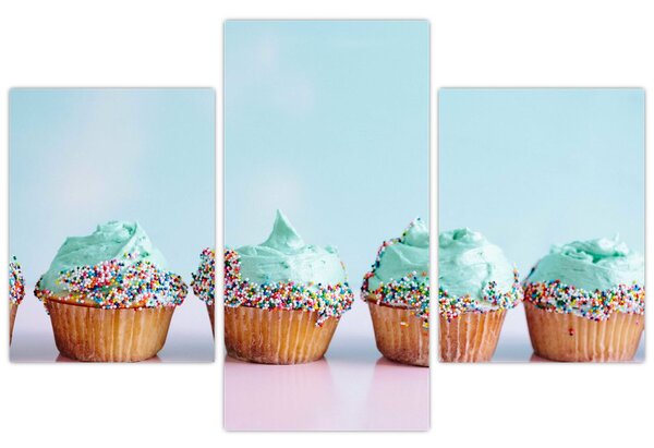 Cupcakes képe (90x60 cm)