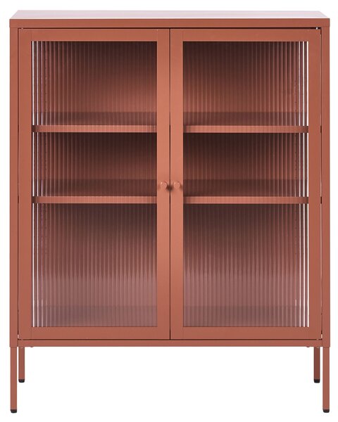 Vitrin LERRYN Fém 90 cm Aranybarna