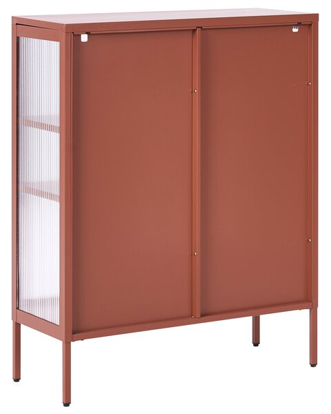 Vitrin LERRYN Fém 90 cm Aranybarna