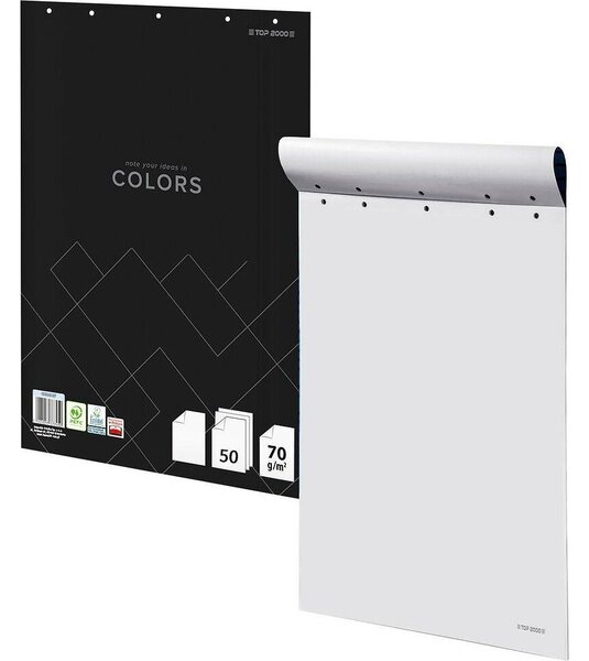 Flipchart tábla TOP-2000 64x90 cm 50 sima lap