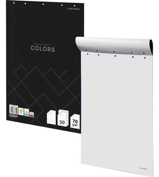 Flipchart tábla TOP-2000 64x90 cm 50 sima lap