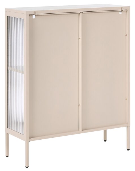 Vitrin SARRE Fém 90 cm Bézs
