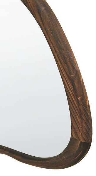 LED fürdőszobai tükör MANCEY 93 cm 60 cm Sötétbarna