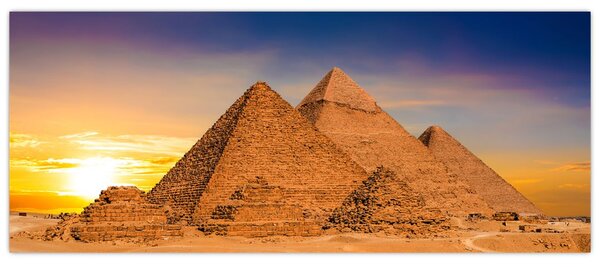 Kép - Egyiptomi piramisok (120x50 cm)