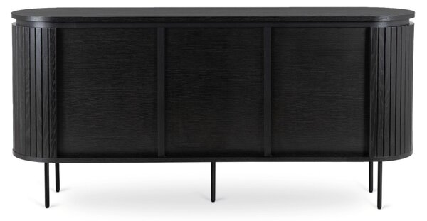 Komód 160 cm, fekete színben BECK