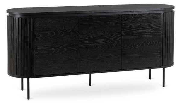 Komód 160 cm, fekete színben BECK