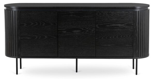 Komód 160 cm, fekete színben BECK