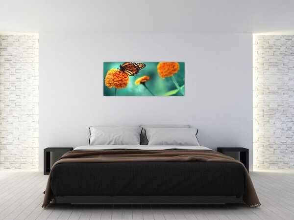 Egy pillangó képe (120x50 cm)