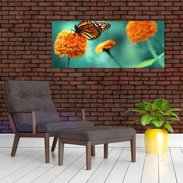 Egy pillangó képe (120x50 cm)