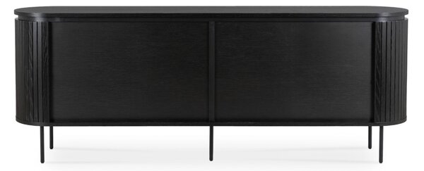 Komód 200 cm, fekete színben BECK